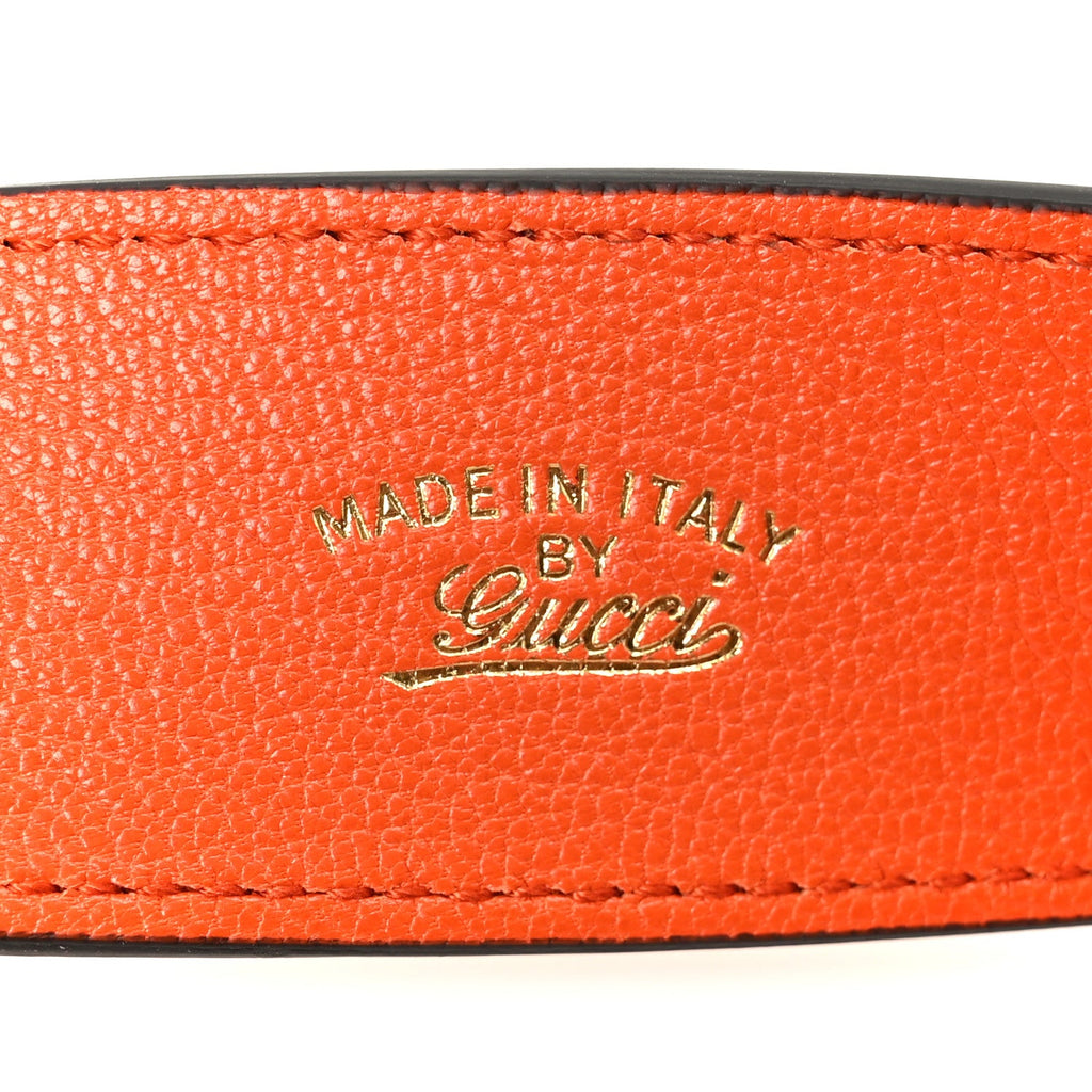 Goatskin Mini Aphrodite Shoulder Bag Orange