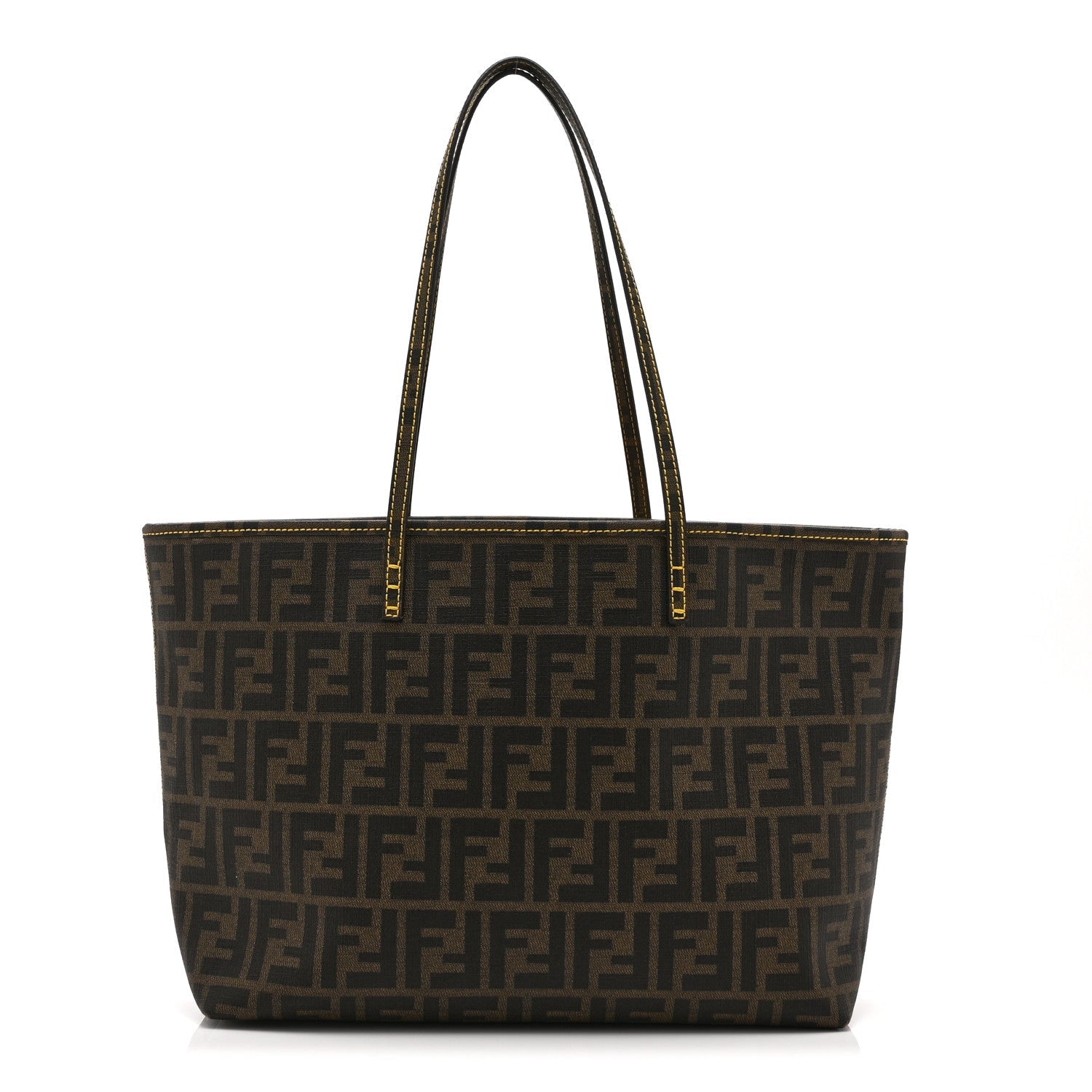 Zucca Spalmati Small Roll Tote Tobacco Yellow