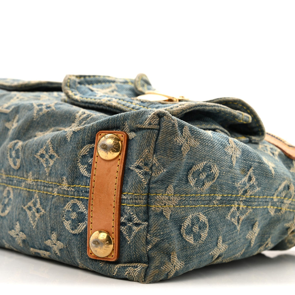 Monogram Denim Baggy PM Blue