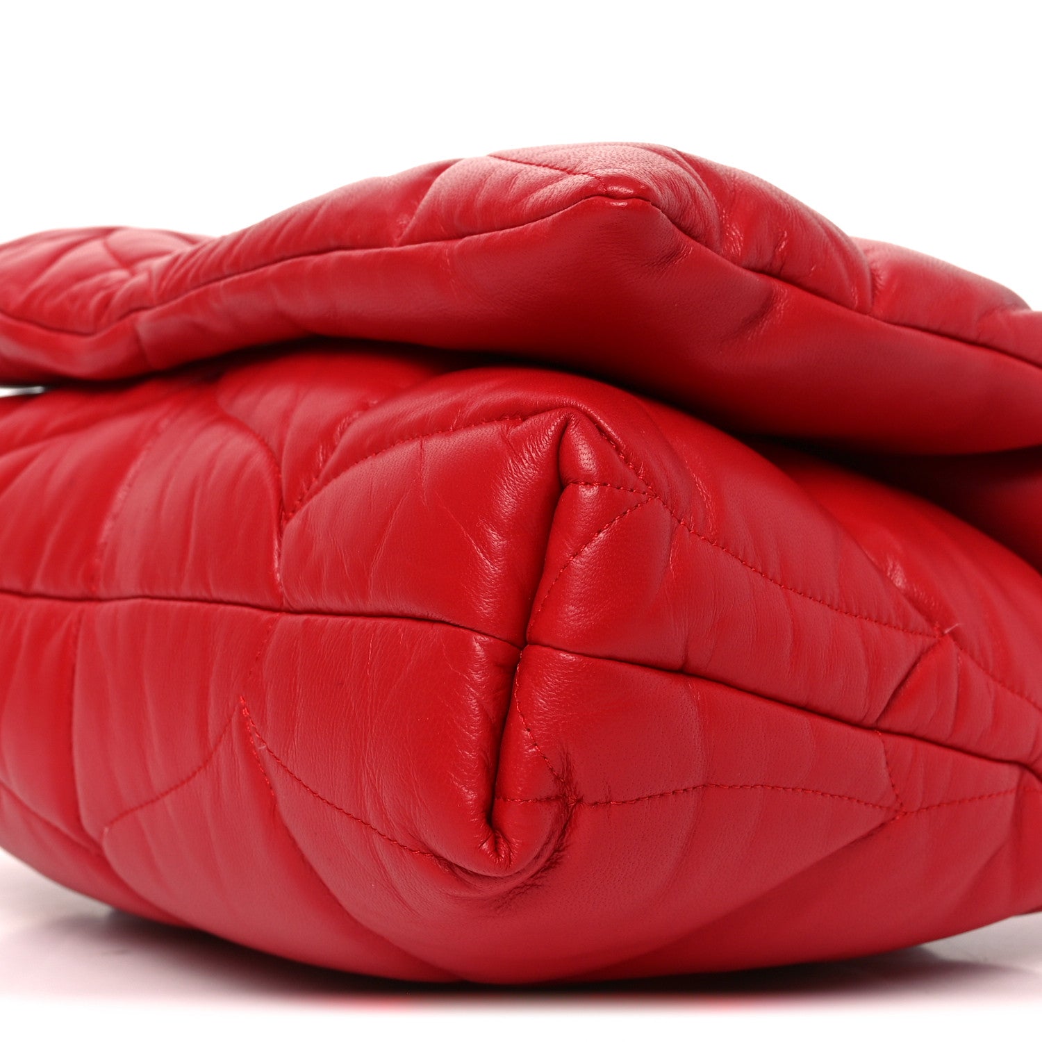 Nappa Pillow Quilted Softie Bag Lancaster Red