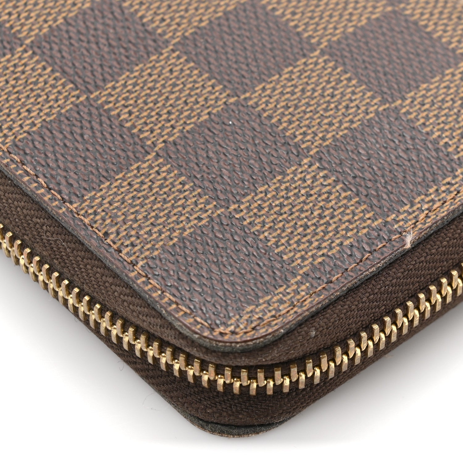 Damier Ebene Clemence Wallet Cherry