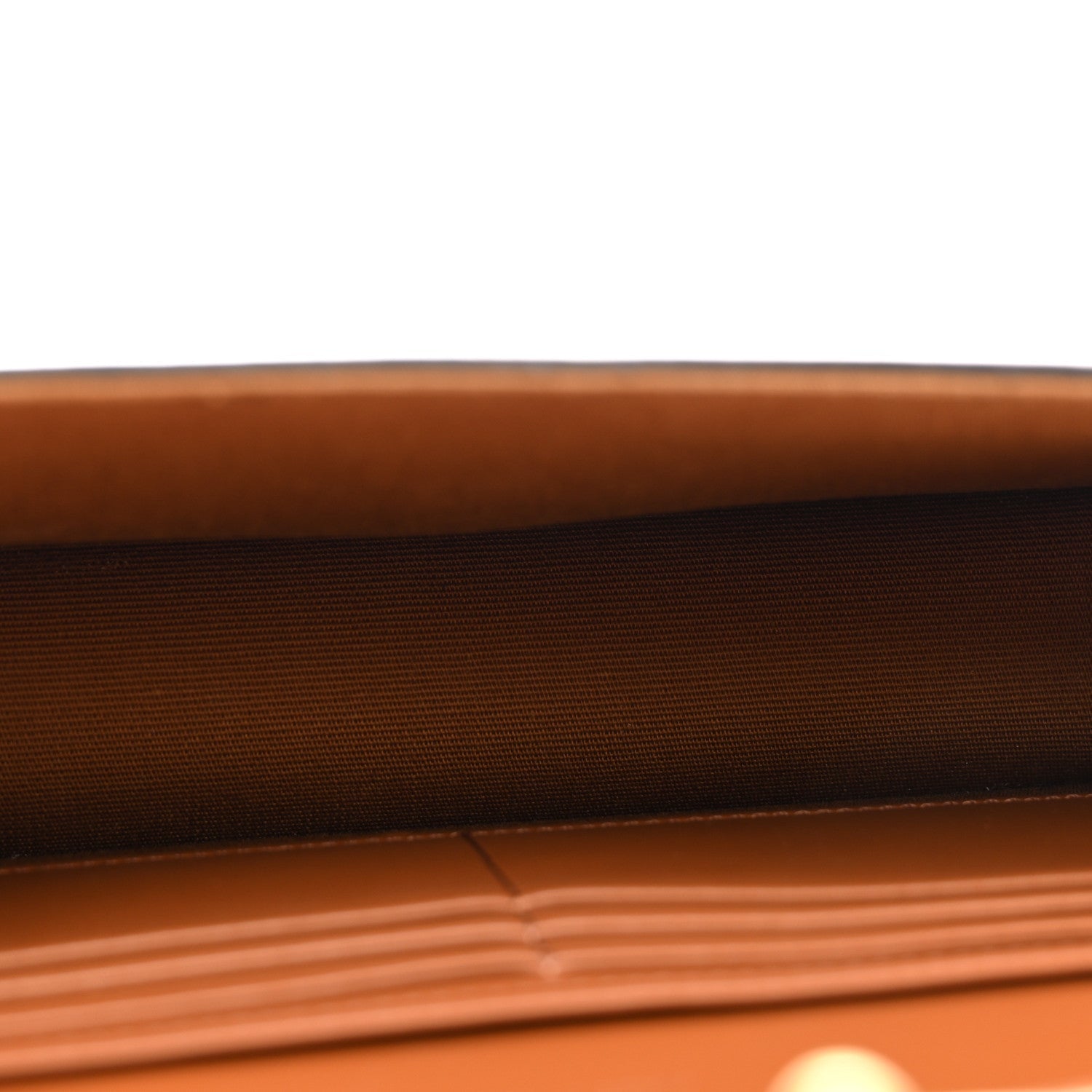 Triomphe Canvas Calfskin Margo Wallet on Chain Tan