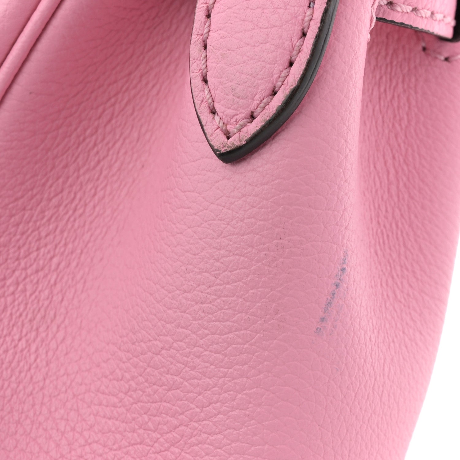 Grained Calfskin Small La Medusa Top Handle Bag Pink