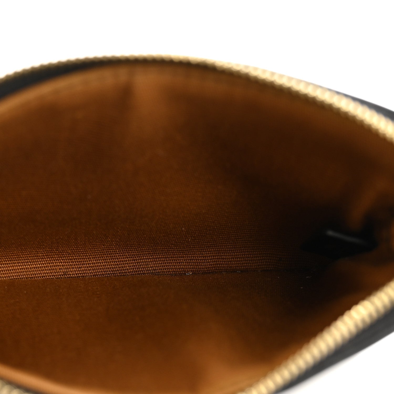 Triomphe Canvas Coin and  Pouch With Hook Black