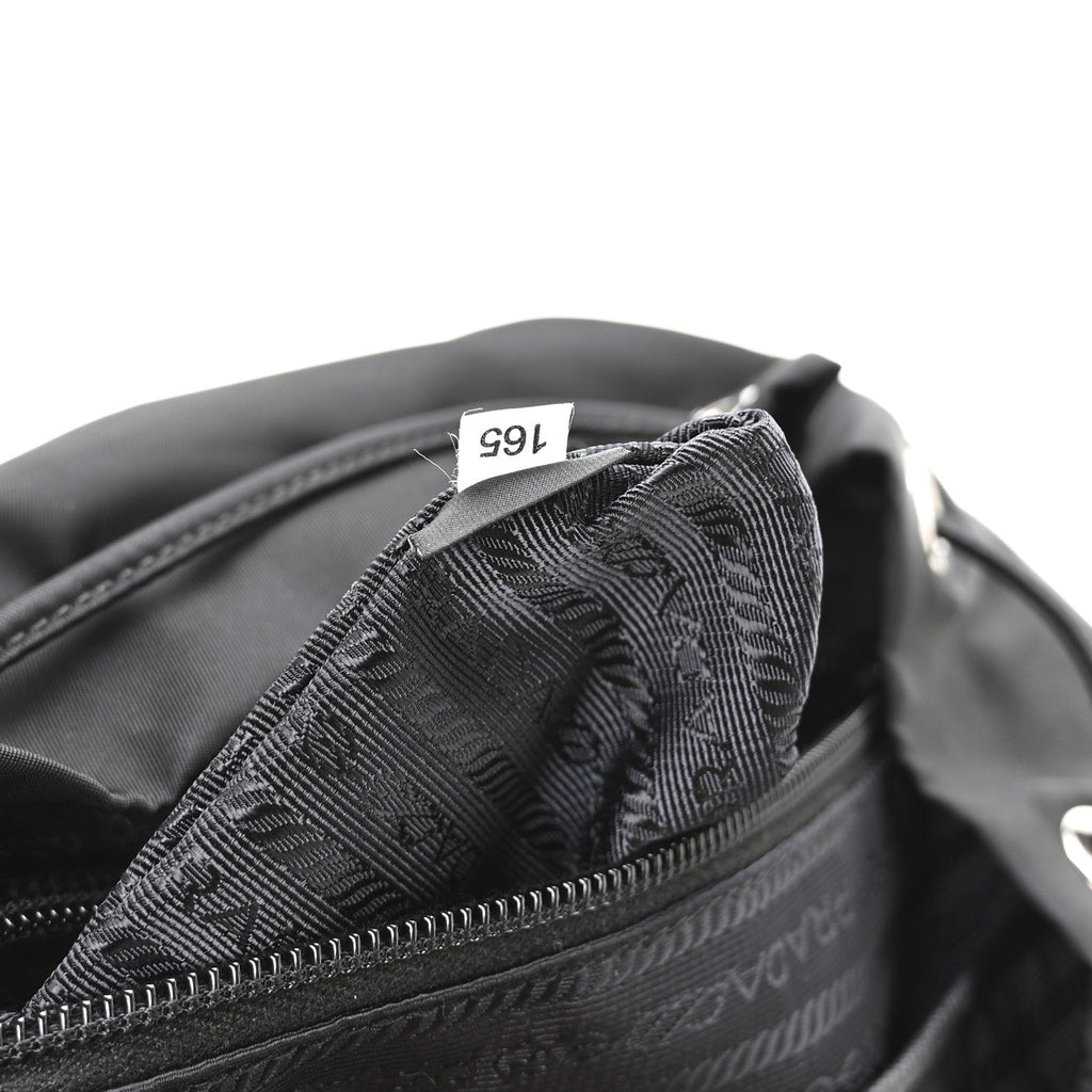 Nylon Vela Medium Backpack Black