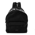 Nylon Essential Backpack Black White