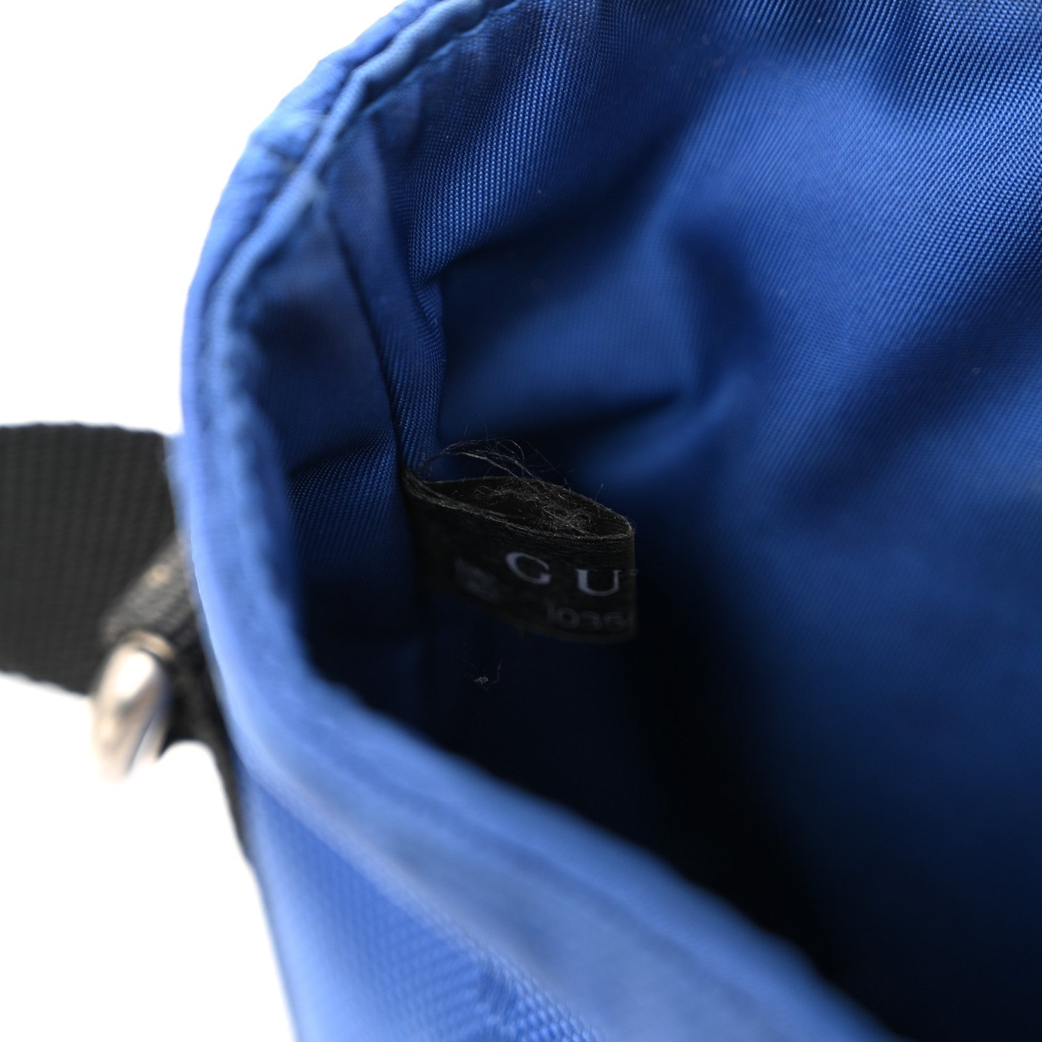 Econyl Nylon Monogram Off The Grid Messenger Bag Orient Blue Black
