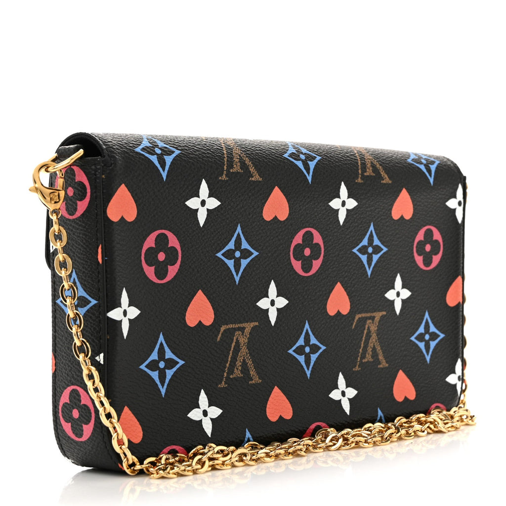 Game On Felicie Chain Wallet Black