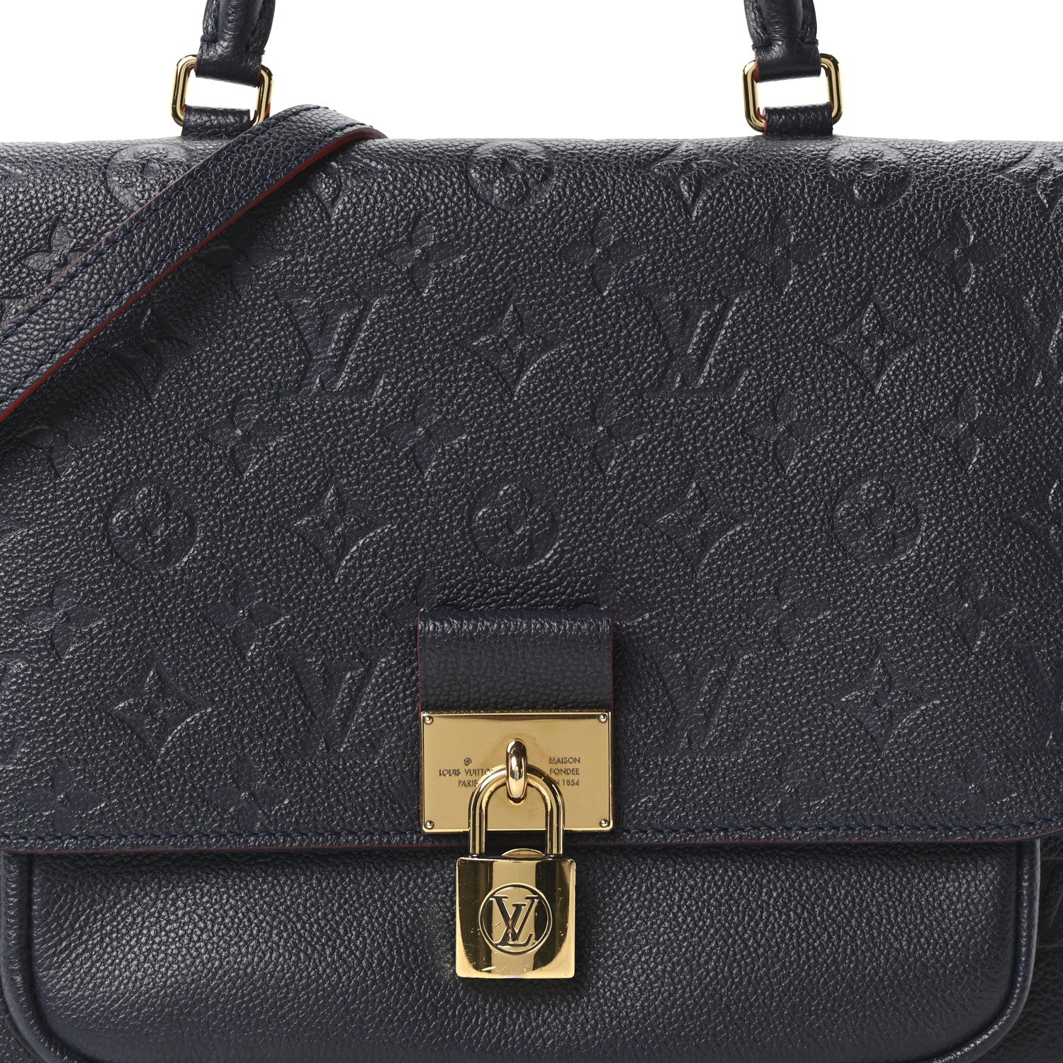 Empreinte Marignan Marine Rouge