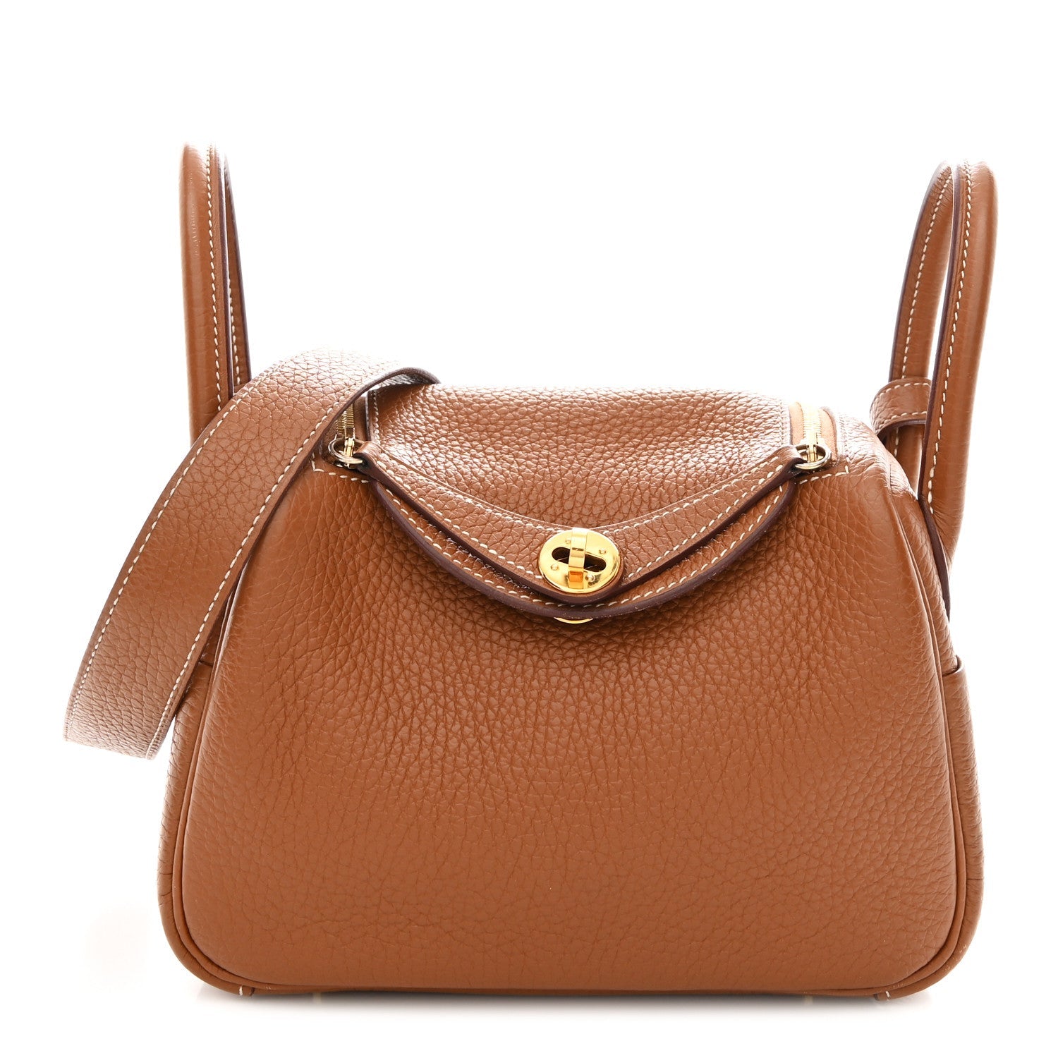 Taurillon Clemence Mini Lindy 20 Gold