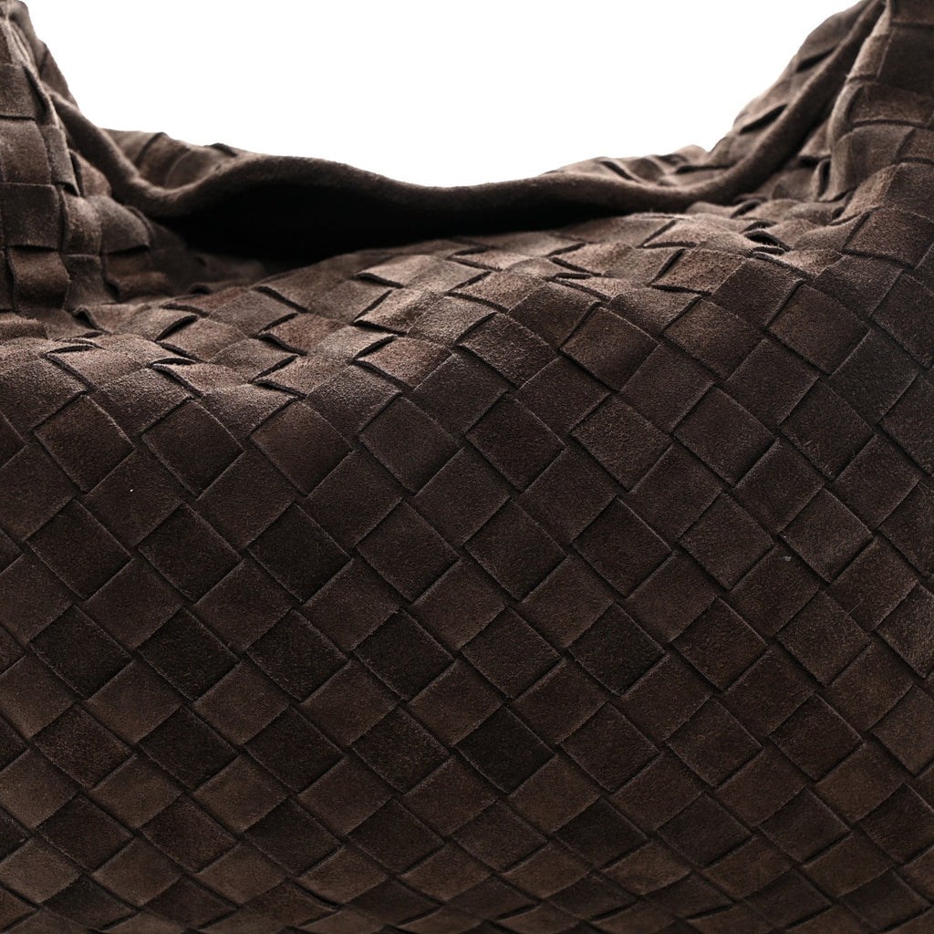 Suede Intrecciato Small Hop Fondant