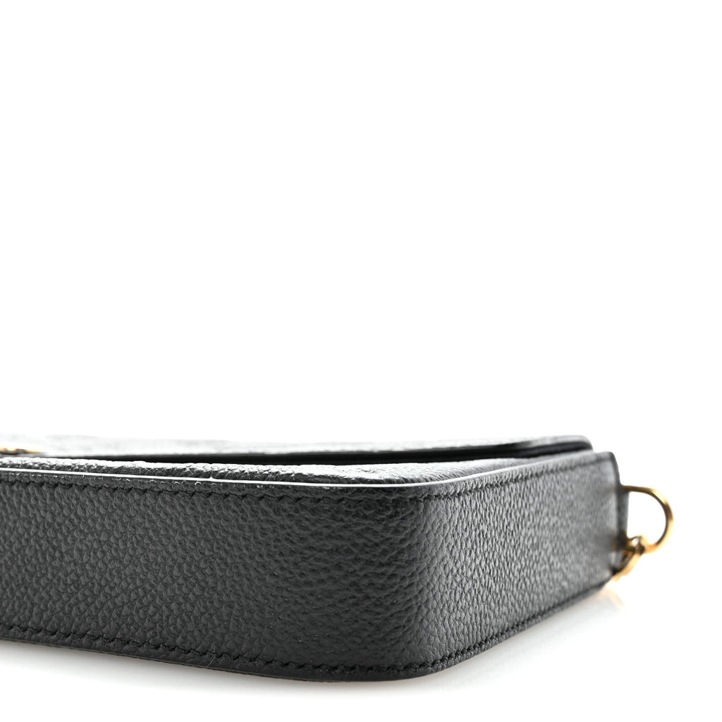Empreinte Pochette Felicie Chain Wallet Black