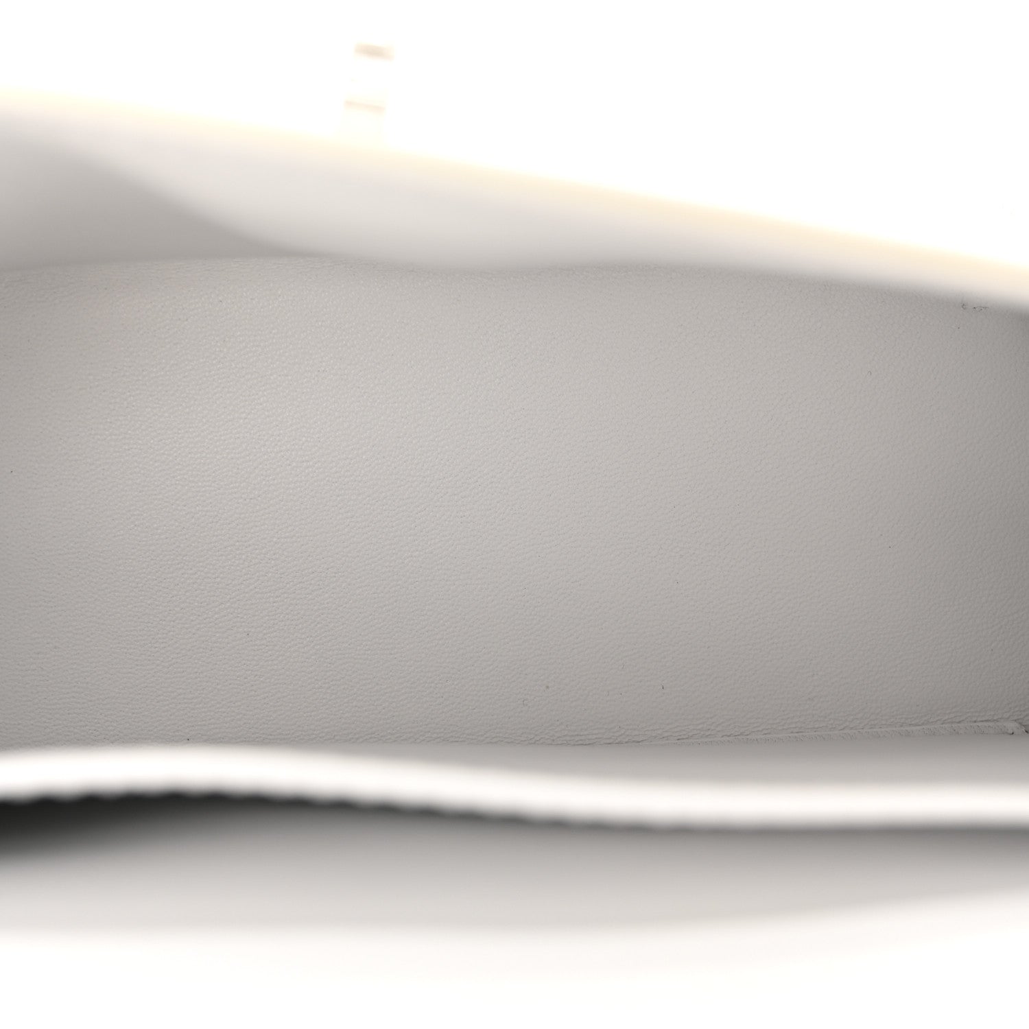 Brushed Calfskin Mini Geometric Prisma Shoulder Bag Optic White