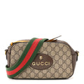 GG Supreme Monogram Web Neo Vintage Shoulder Bag Beige New Acero Crop