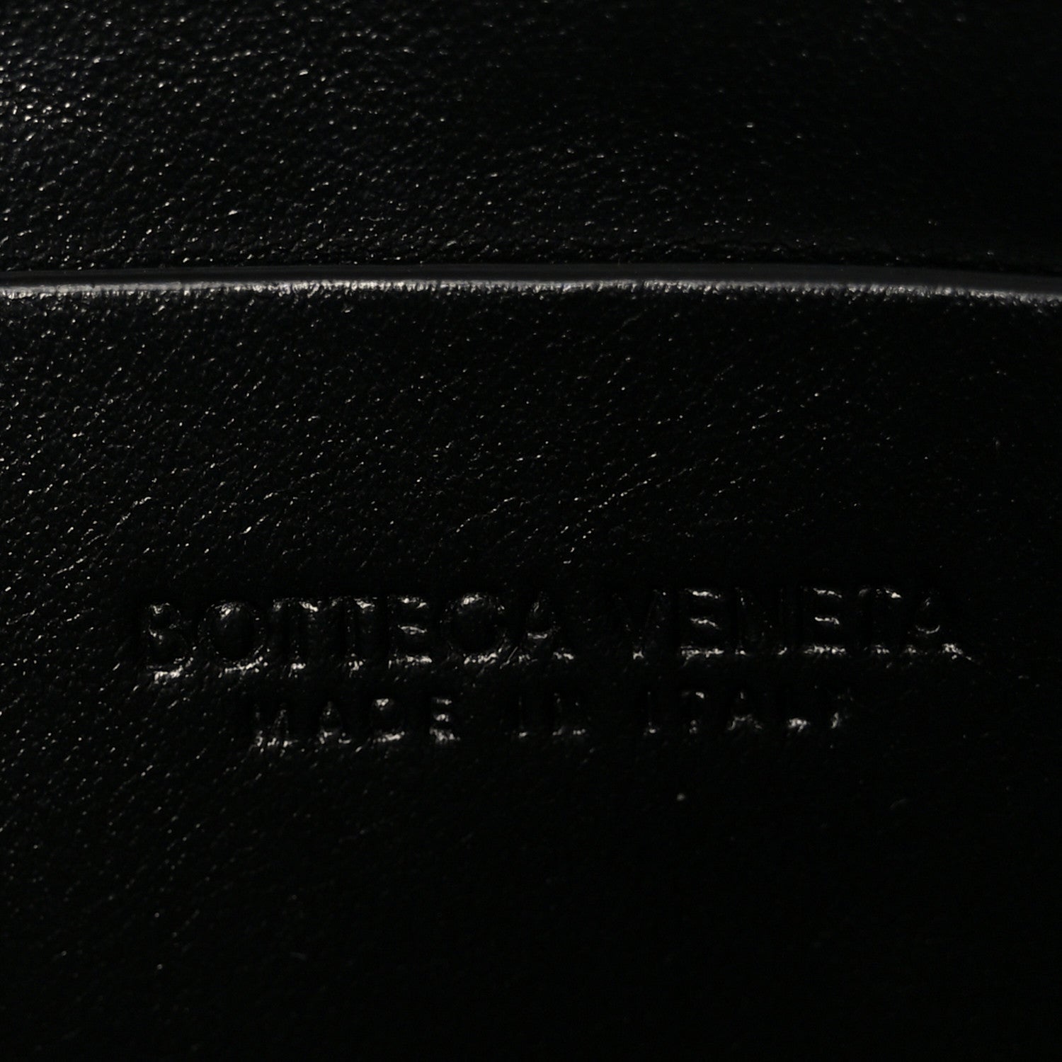 Nappa Intrecciato Concert Pouch Black