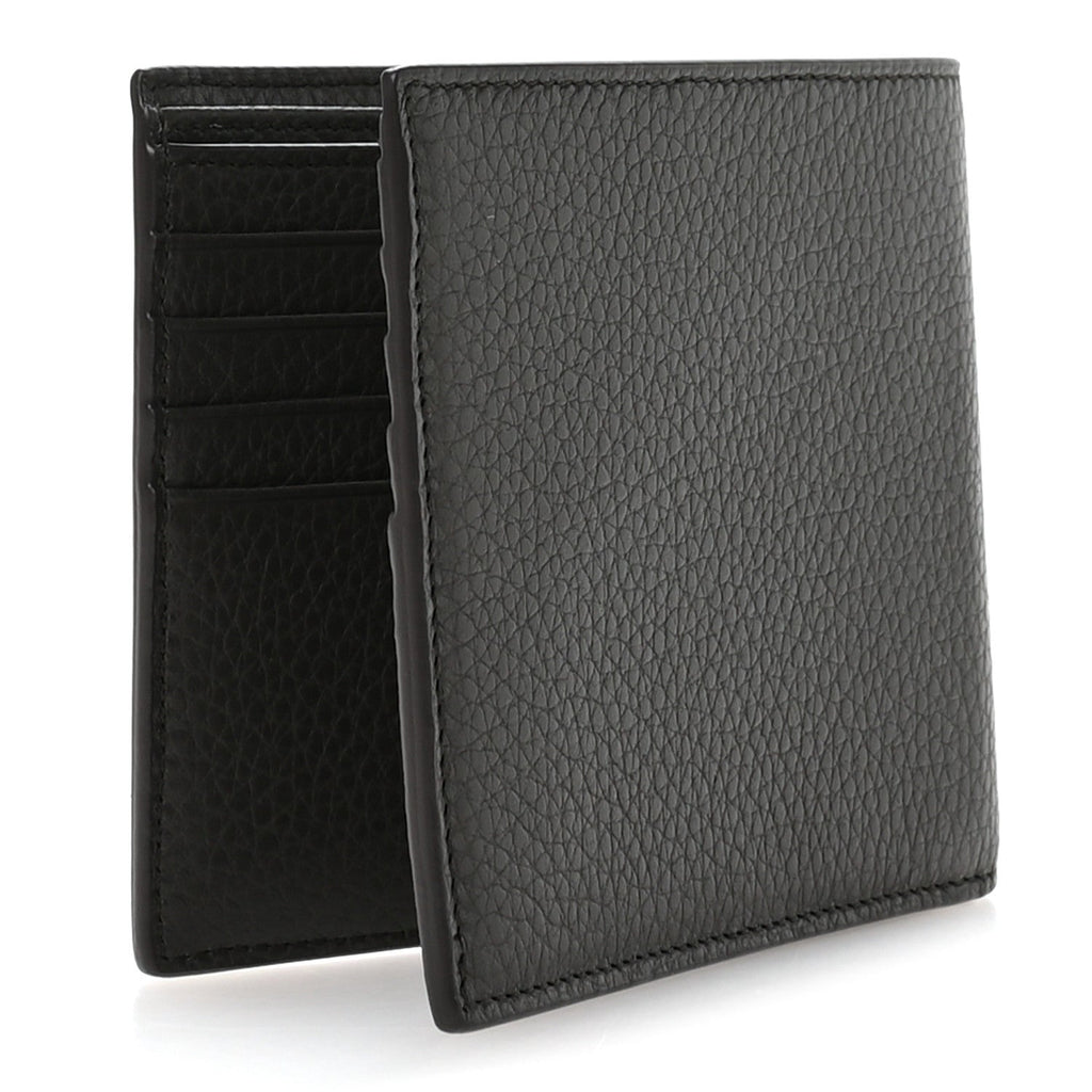 Calfskin Cassandre Bi-Fold Wallet Grey