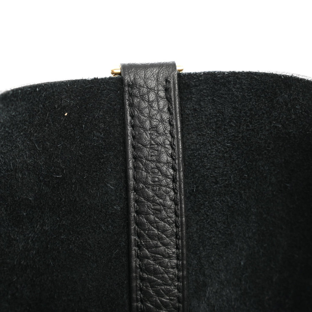 Taurillon Clemence Picotin Lock 22 MM Black