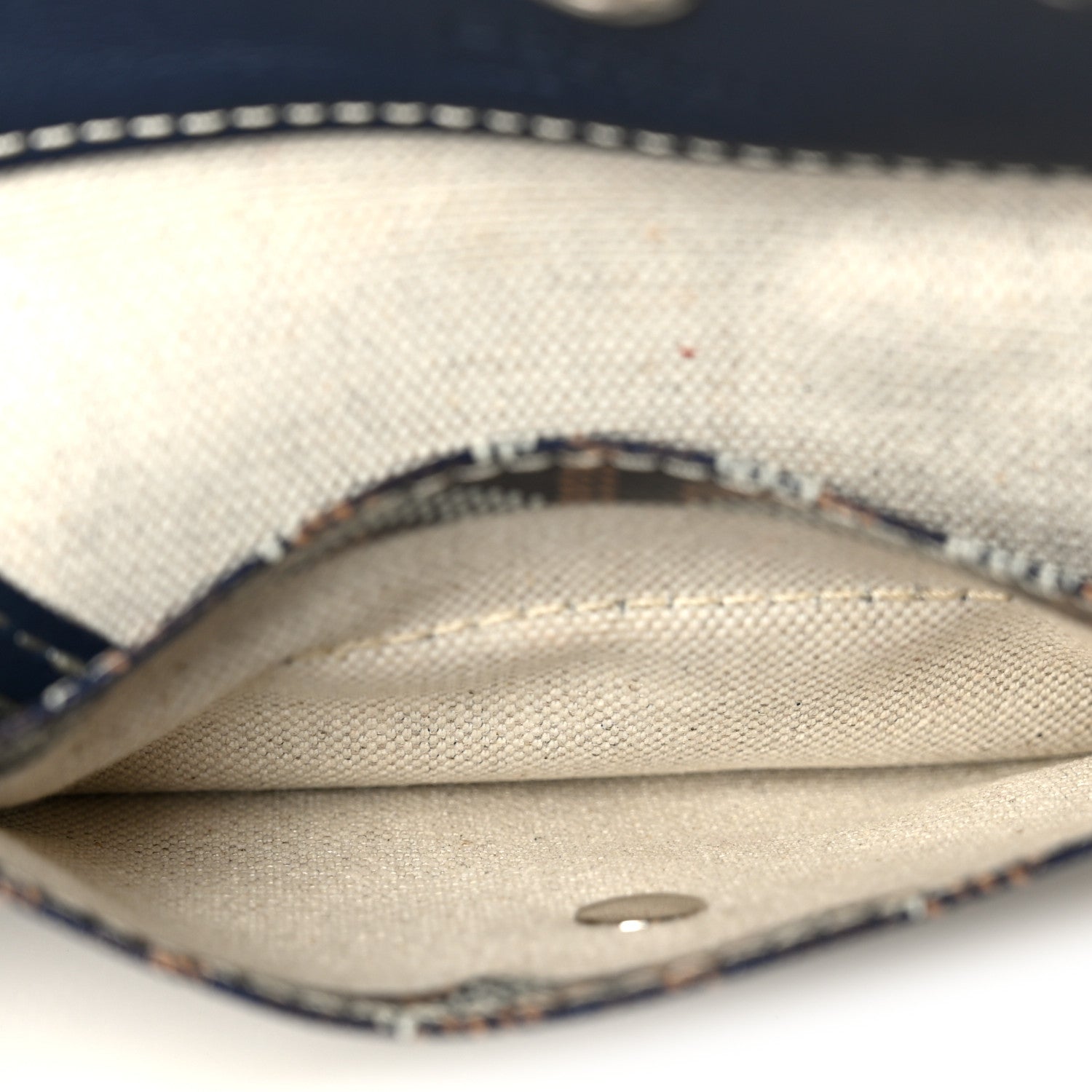 Goyardine Reversible Mini Anjou Navy