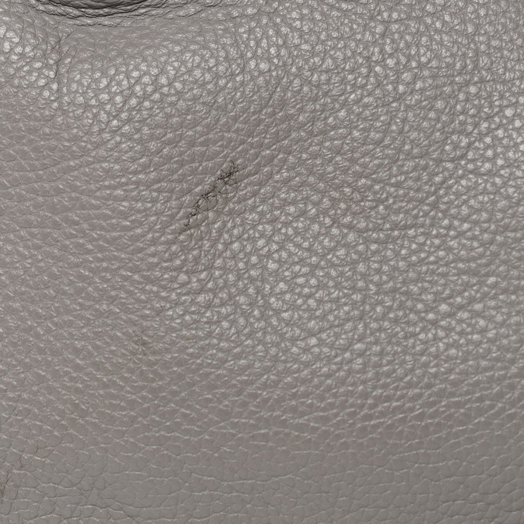 Calfskin Large Marcie Satchel Cashmere Grey