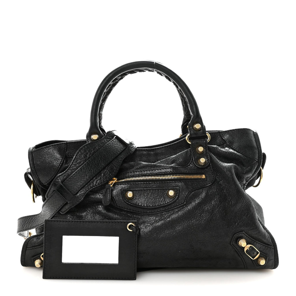 Agneau Giant 12 Gold Hardware City Black