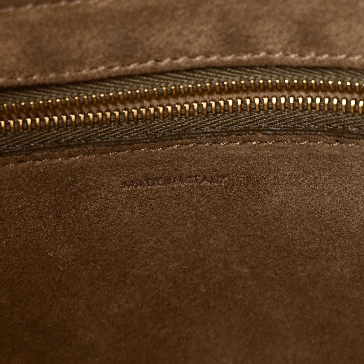 Soft Grained Calfskin Sangle Bucket Bag Taupe