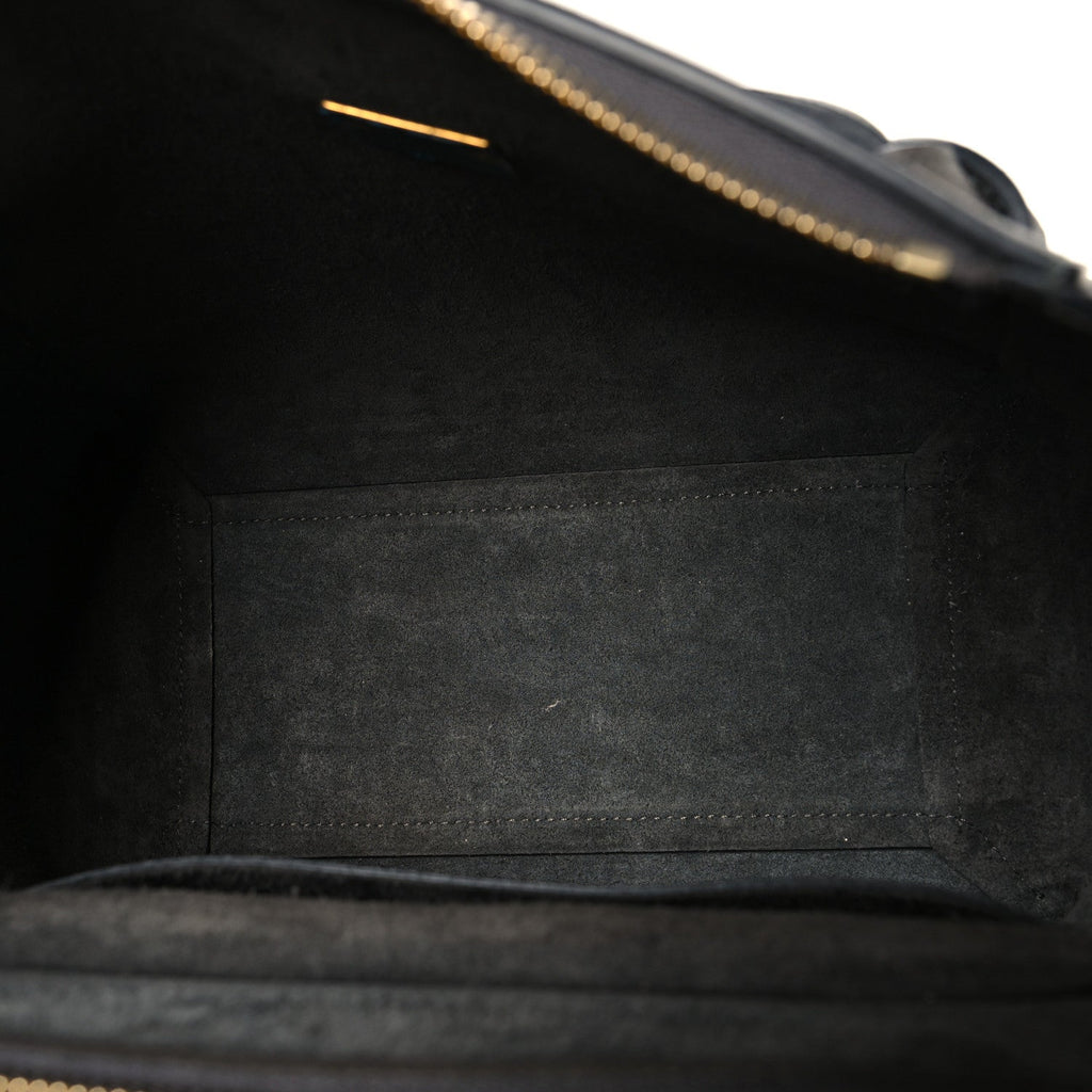 Grained Calfskin Micro Belt Bag Grey
