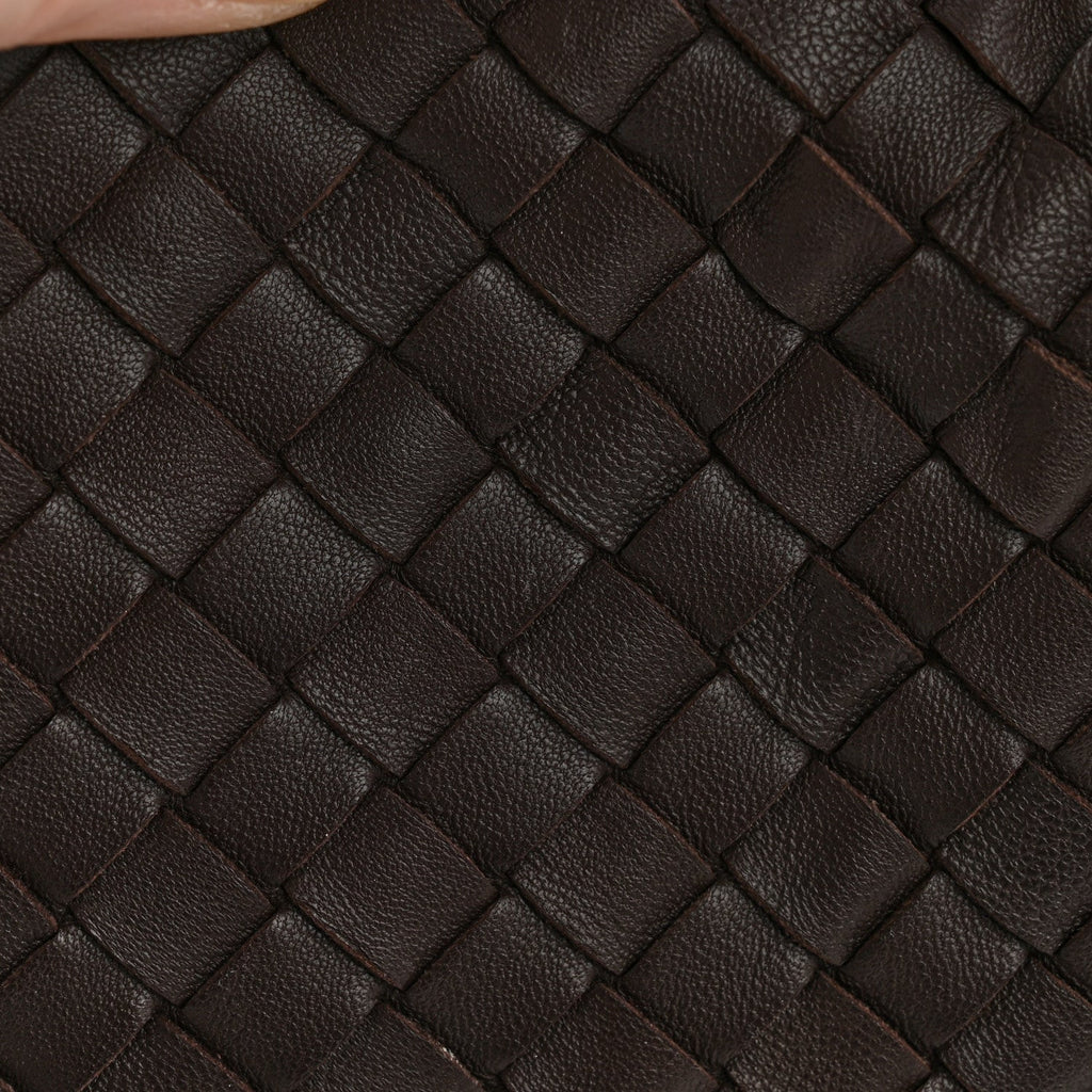Nappa Intrecciato Medium Veneta Hobo Ebano