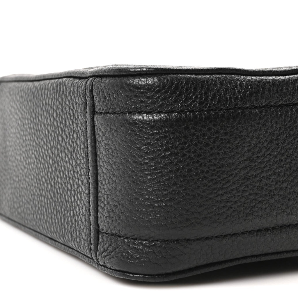 Calfskin Small Snapshot Camera Bag Black