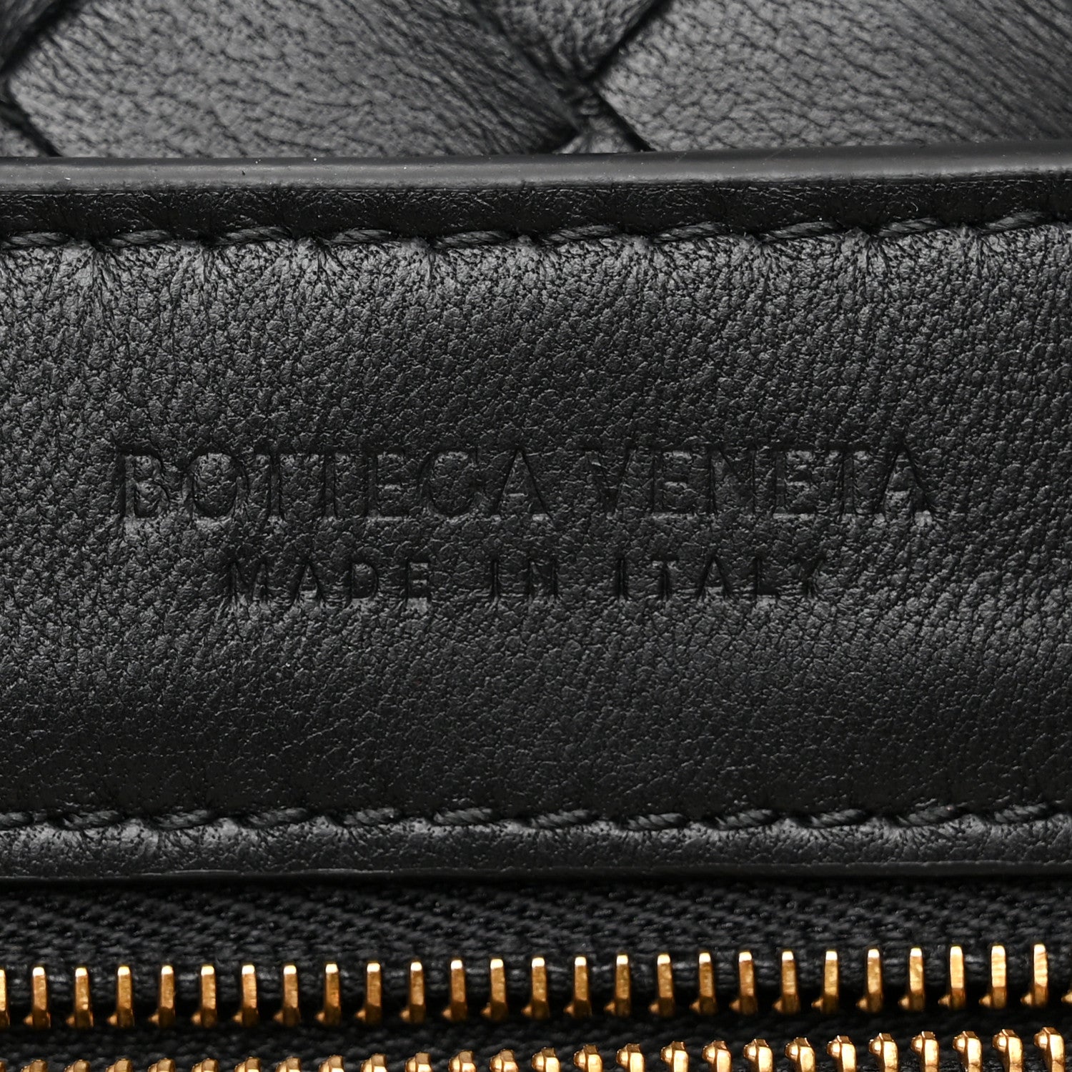 Nappa Intrecciato Small Andiamo Shoulder Bag Black