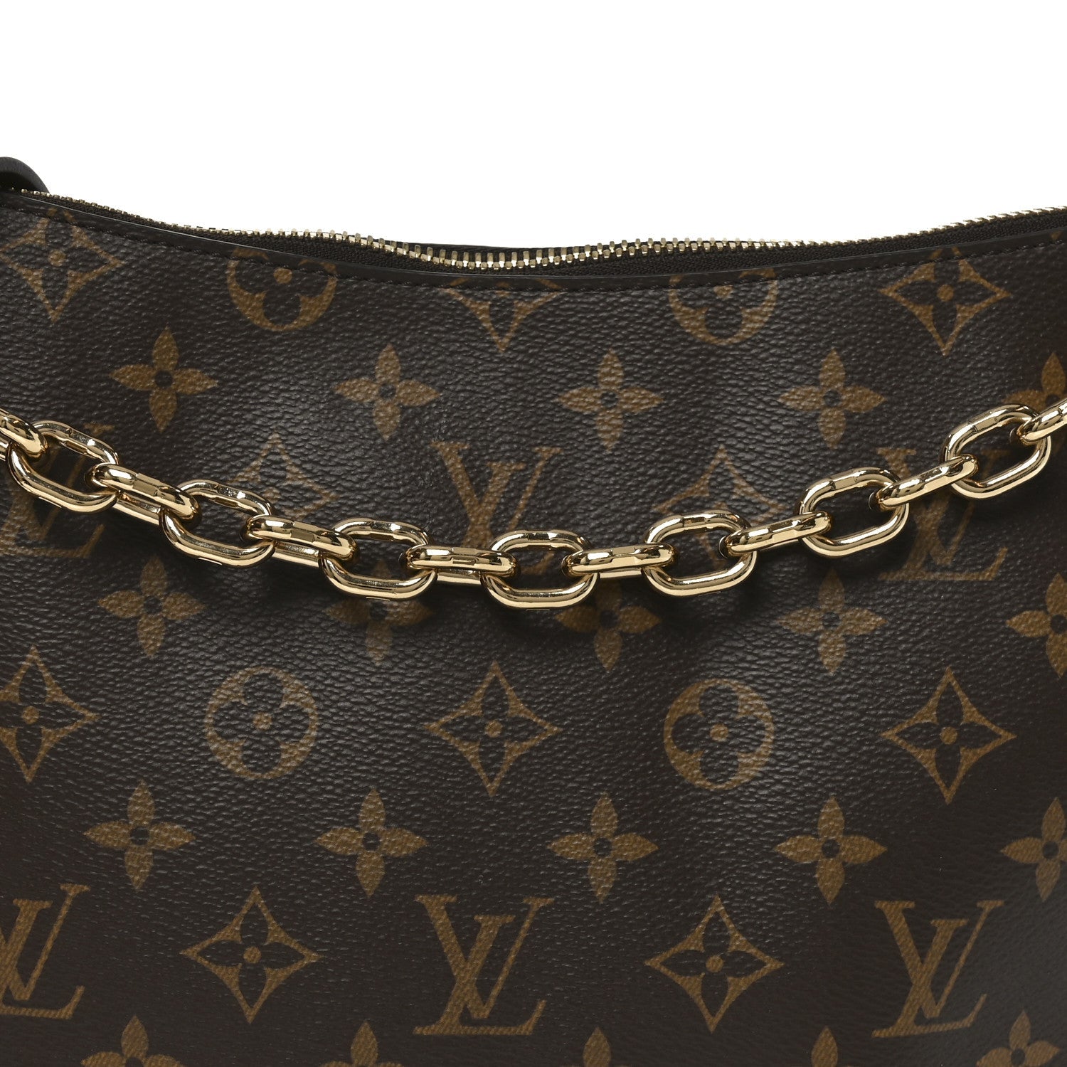 Reverse Monogram Loop Hobo