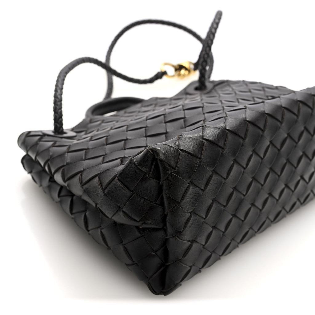 Nappa Intrecciato Small Andiamo Shoulder Bag Fondant