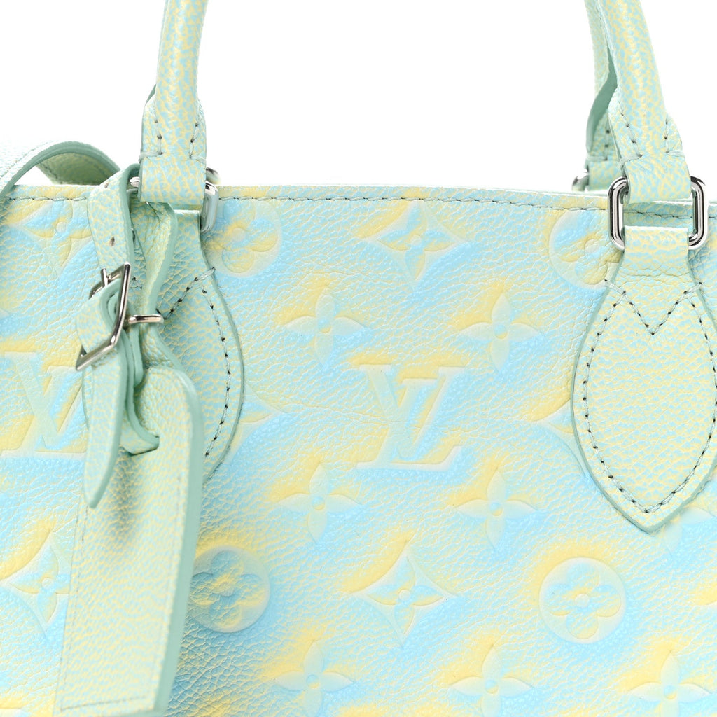 Empreinte Monogram Summer Stardust Onthego PM  Water Green