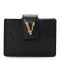 Saffiano Virtus Accordion Wallet Black