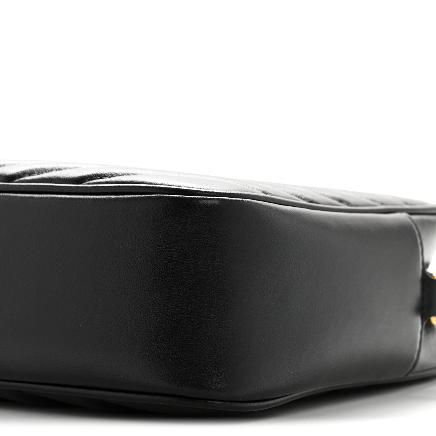 Calfskin Matelasse Monogram Lou Camera Bag Black