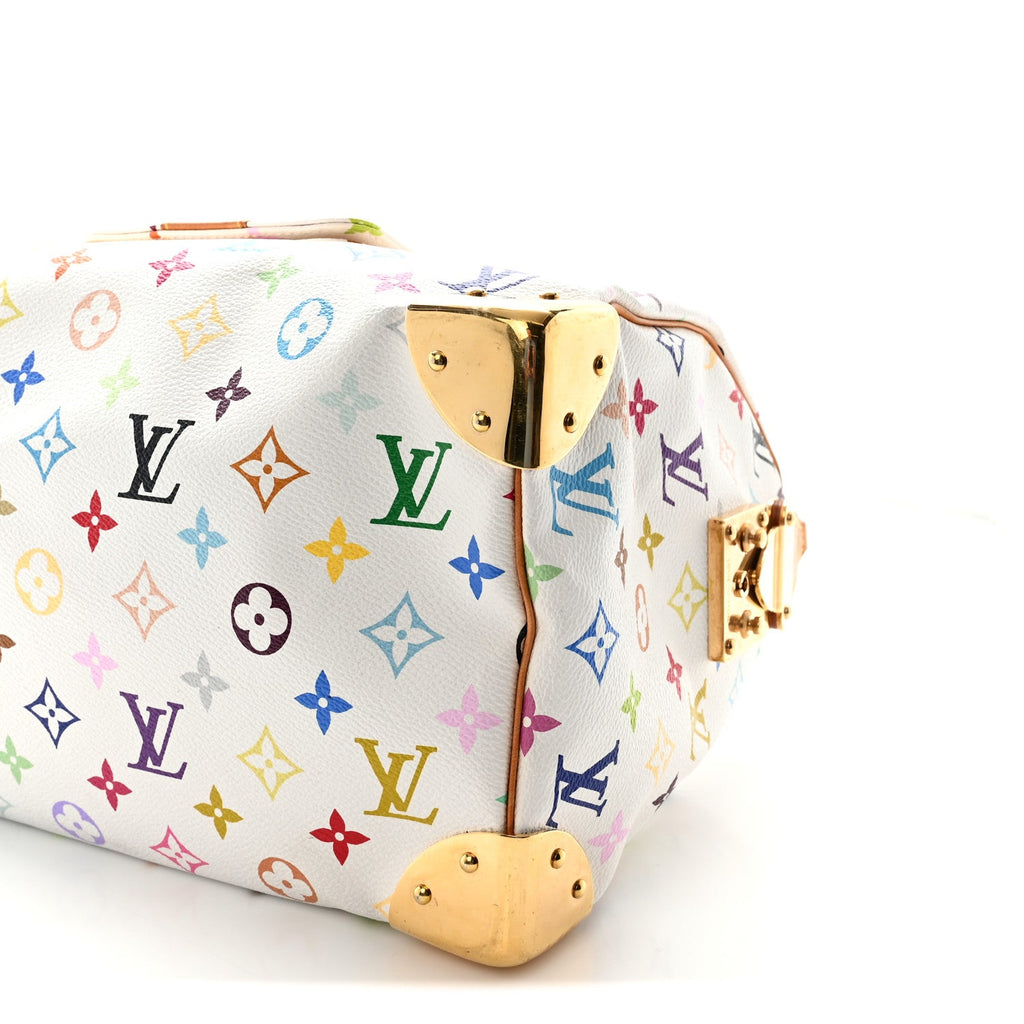 Monogram Multicolor Speedy 30 White