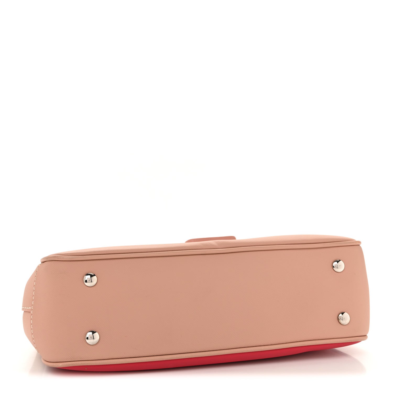 Trench Calfskin DK88 Medium Top Handle Bag Ash Rose Beige Russet