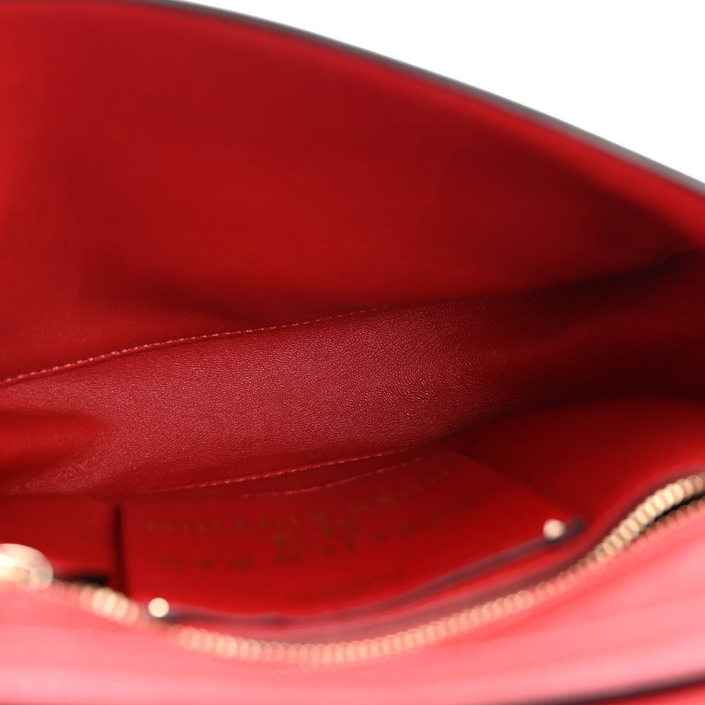 Nappa Atelier 03 Rose Edition Small Flap Crossbody Bag Cerise