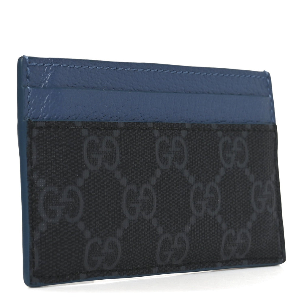GG Supreme Monogram Bi-Color  Holder