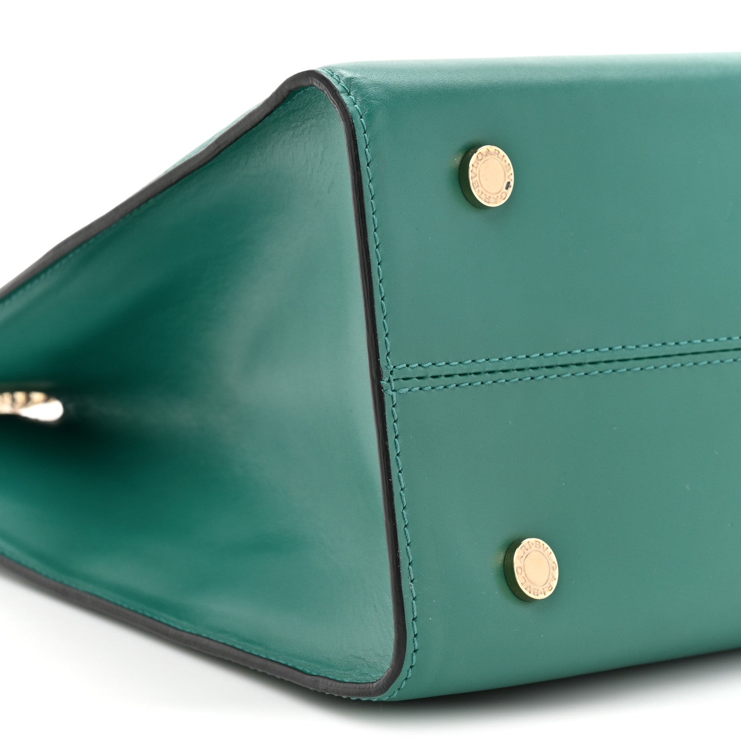 Snakeskin Medium Serpenti Top Handle Tote Emerald