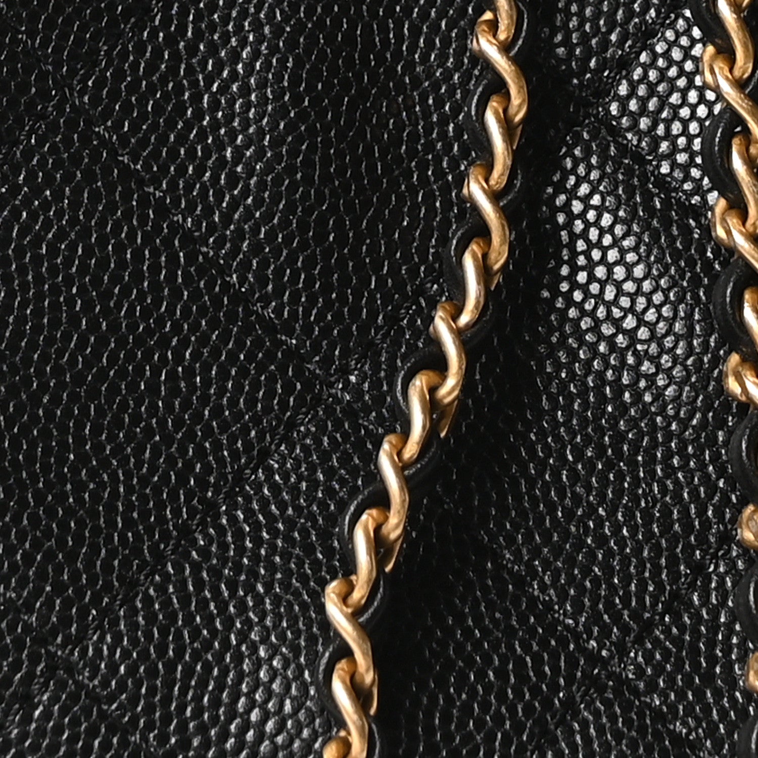 Caviar Quilted Medium Chanel 25 Handbag Black