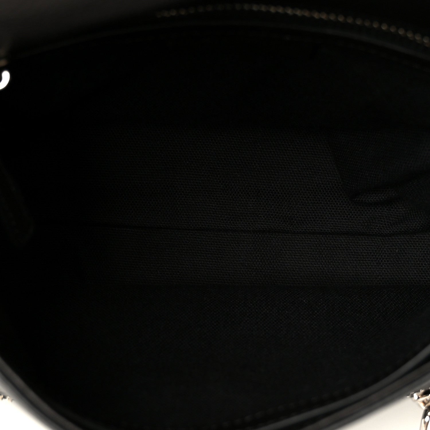 Waxy Grained Calfskin Mini Pandora Pure Flap Bag Black