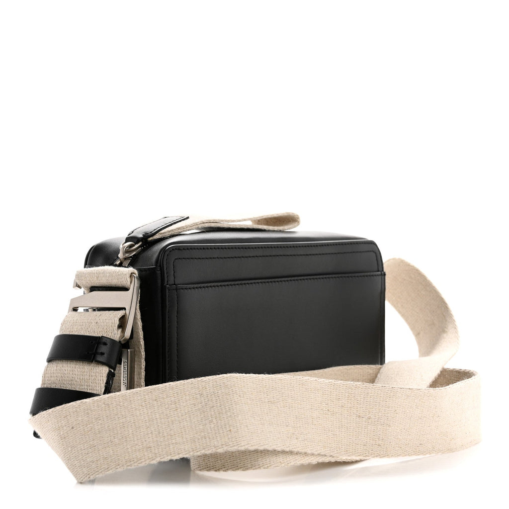 Smooth Calfskin Le Cuerda Horizontal Black