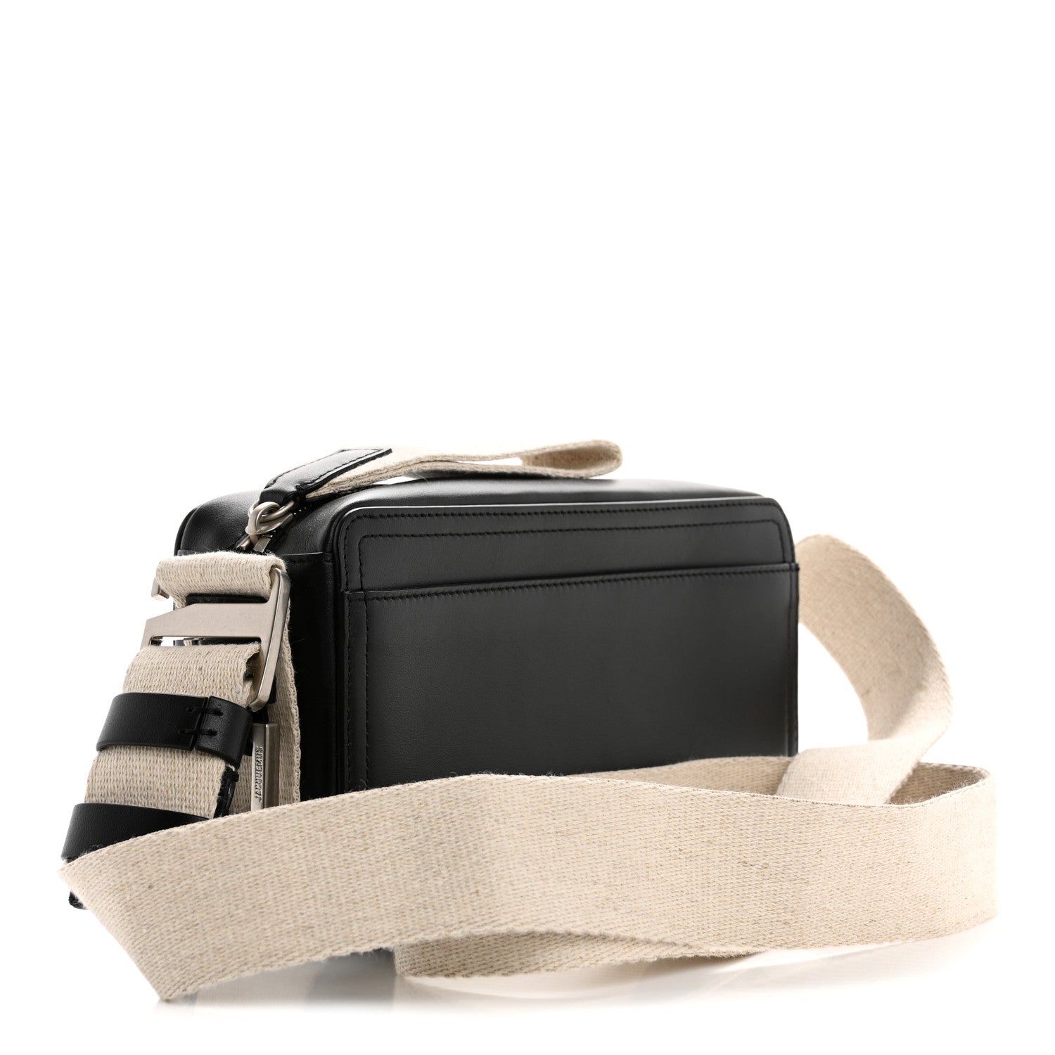 Smooth Calfskin Le Cuerda Horizontal Black