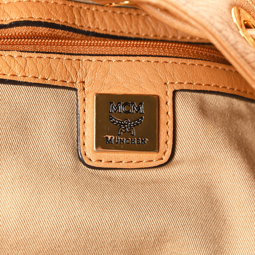 Visetos Drawstring Shopper Cognac
