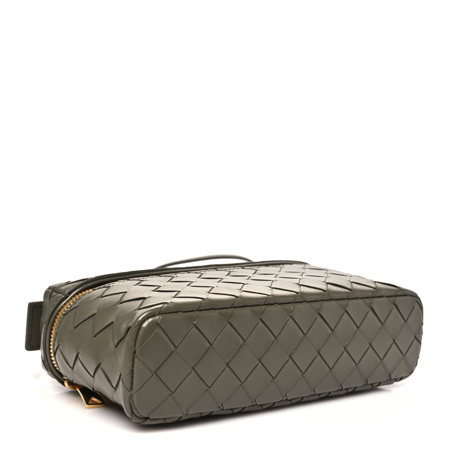 Calfskin Intrecciato Bang Bang Vanity Case Cypress