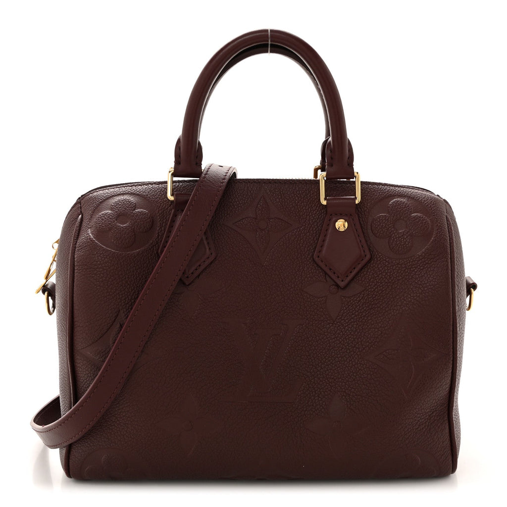 Empreinte Monogram Giant Speedy Bandouliere 25 Wine