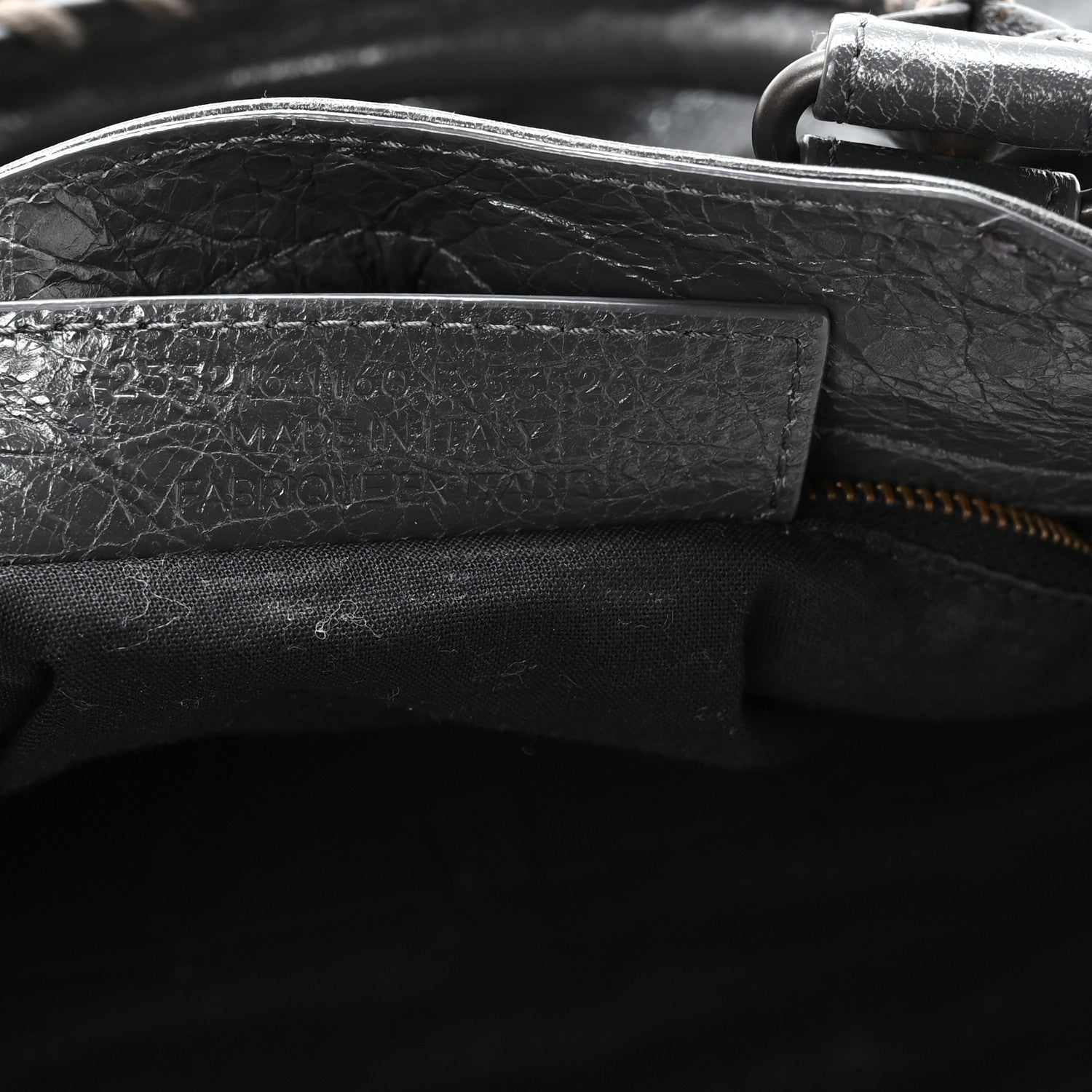 Agneau Classic Hardware Velo Anthracite