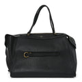 Bullhide Calfskin Medium Ring Bag Black