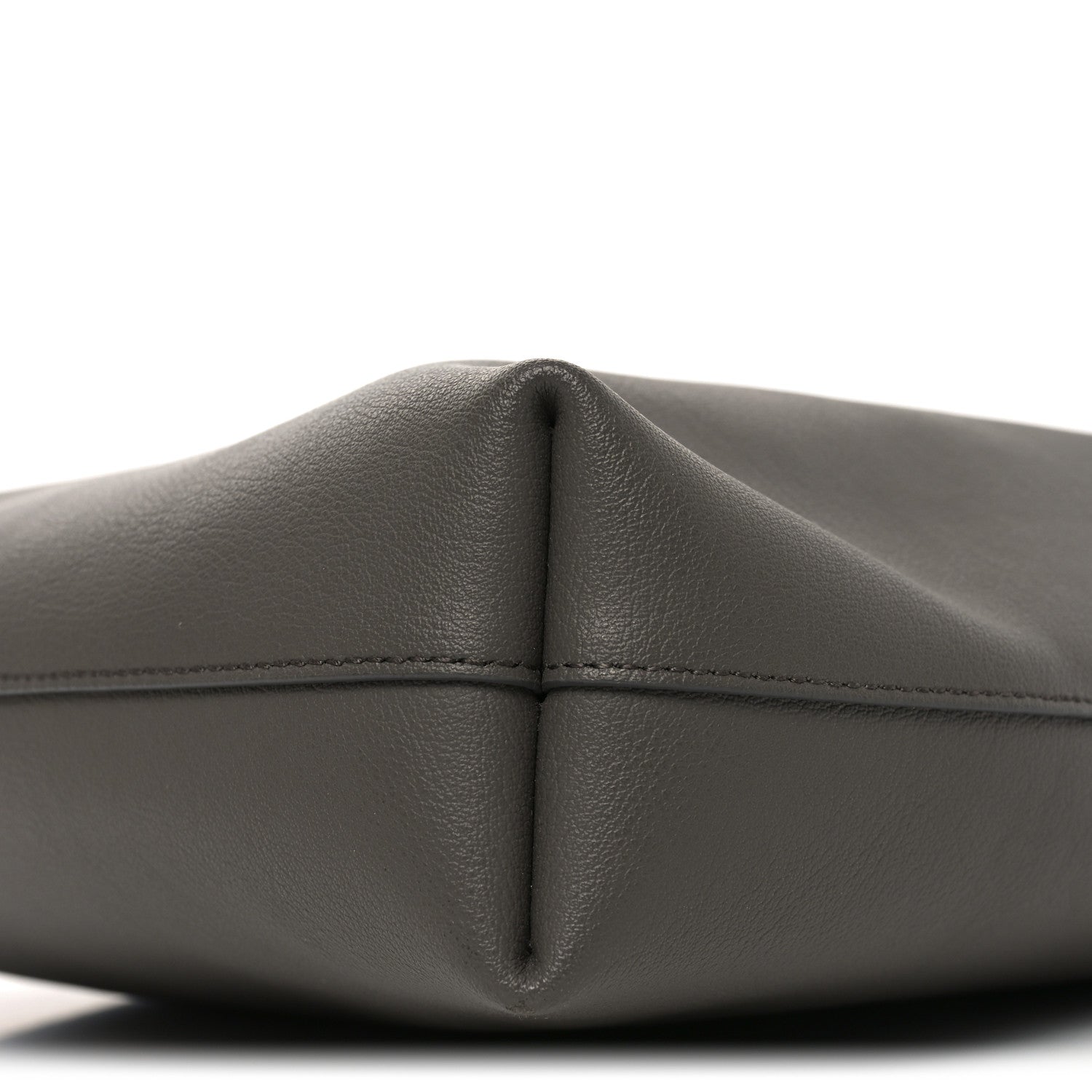 Calfskin Toy Shopping Tote Earth Grey