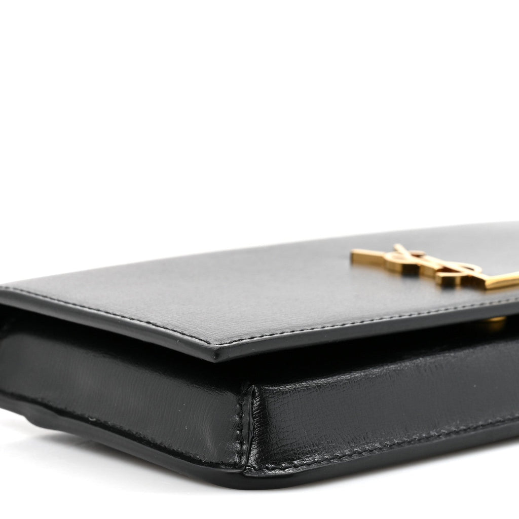 Calfskin Monogram Cassandre Phone Holder With Strap Black